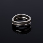 Stacked Double Thin Wave Ring (Size 5)