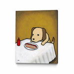 Revenge is a Dish (Pig) + (Dog) // Canvas Pair