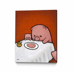 Revenge is a Dish (Pig) + (Dog) // Canvas Pair