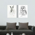 Mr. Rabbit + Wise // Canvas Pair