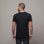 Extendo Side Zip Tee // Black (2XL)