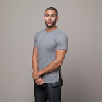 Extendo Side Zip Tee // Grey (L)