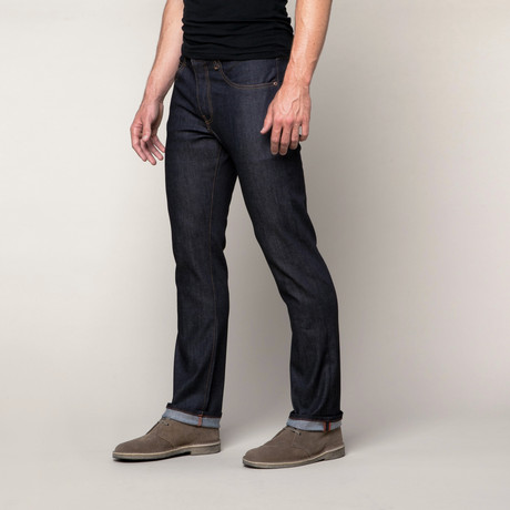 St Guy Straight Fit Jeans // Dark Indigo (30WX32L)