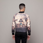 Varsity Jacket // Black & Tan (L)