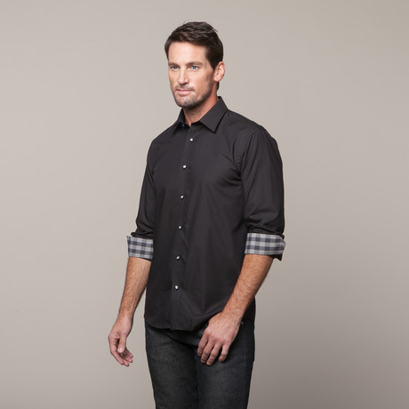 Report Collection // Button Up Shirt // Charcoal (M)