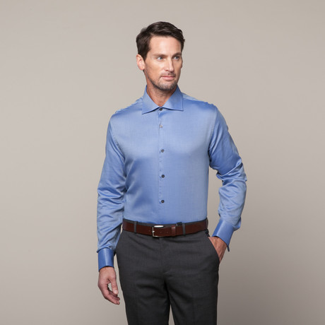 Button Up Shirt // Blue (14.5" Neck // 32-33" Sleeve )