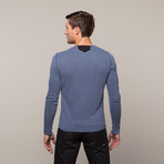 Rogue // Long Sleeve Waffle Crew // Navy (L)