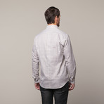 Report Collection // Button Up Shirt // Yellow + Brown Mini Check (M)