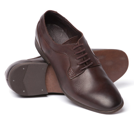 Buddy Plain Toe Lace Up // Brown (US: 8.5)