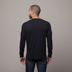 Amsterdam Long Sleeve Shirt // Black (XL)