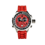 Yachting // Red Dial + Red Earth Crown