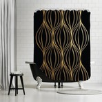 Granted In Black Shower Curtain