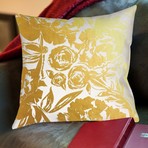 Arianna In Gold Artwork Pillow