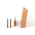 Rackless Key Rack // White Oak