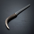 Antler-Handled Fish/Ham Slicing Knife (Single Horn)