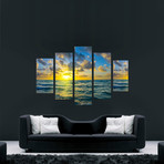 Sunset On The Atlantic Pentych