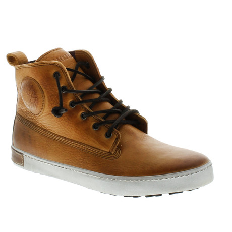 Blackstone Shoes // High Top Sneaker // Cuoio (Euro: 41)