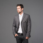 7 Diamonds // Treviso Wool Blend Coat // Grey (S)