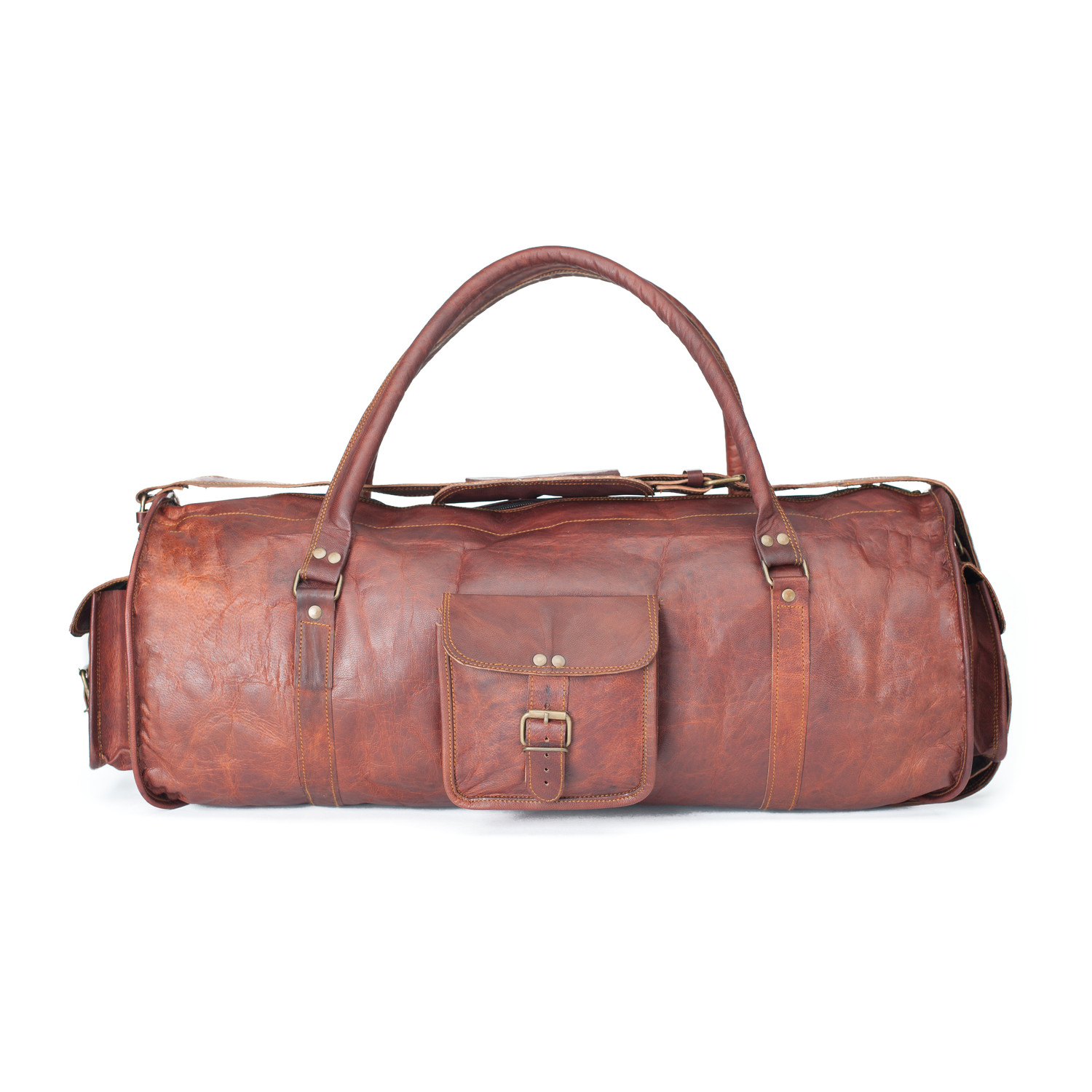 The Champion Overnight Bag - Brothers Leather Supply Company - Touch of ...