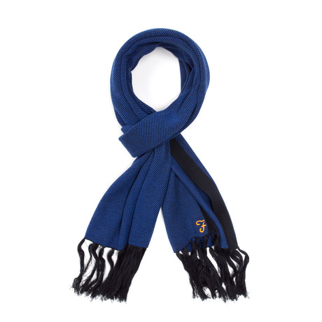 Gatsby Cotton Scarf // Midnight