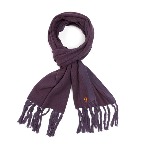 Gatsby Cotton Scarf // Granata