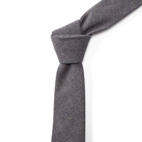 Grey Chambray Tie