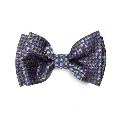 Purple Holiday Bow Tie