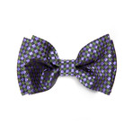 Purple Holiday Bow Tie