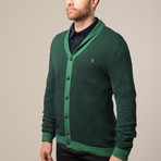 The Silverwood Cotton Cardigan // Ivy (S)