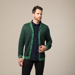 The Silverwood Cotton Cardigan // Ivy (S)