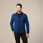 The Silverwood Cotton Cardigan // Midnight (S)