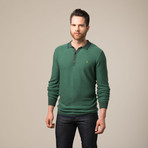 The Westbourne Cotton Knit Sweater // Ivy (S)