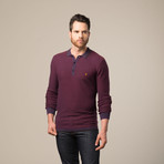 The Westbourne Cotton Knit Sweater // Granata (S)