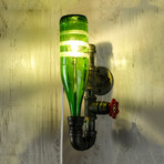 Swirl Wall Sconce // Green