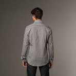 Slim Fit Button Up // Black & White Check (S)