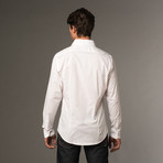 Non-Iron Slim Fit Button Up // White (S)