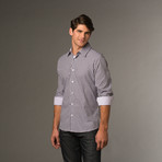 Slim Fit Button Up // Lavender Checkered (S)