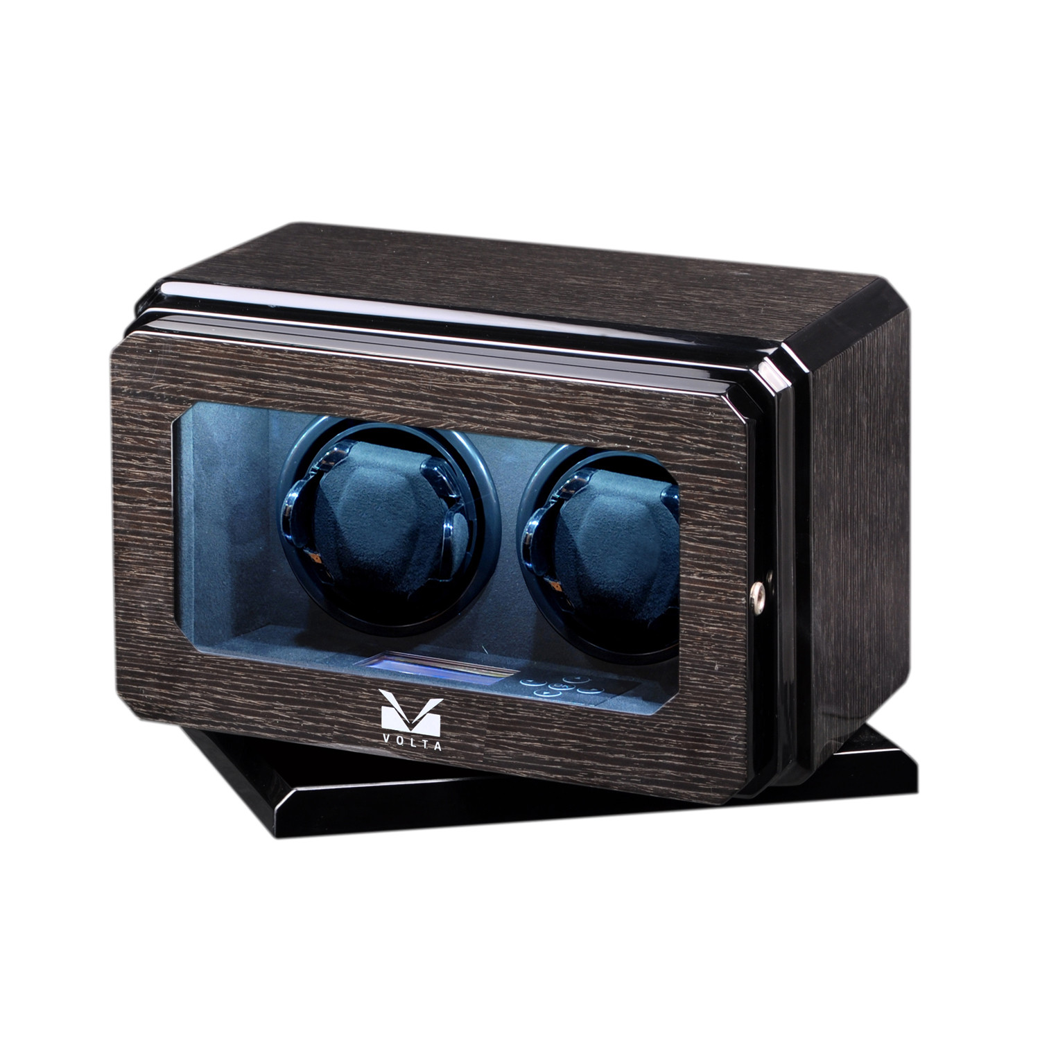 Double Watch Winder (Black Oak) Volta Touch of Modern