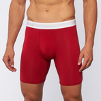 Biker Brief // Crimson Red (M (31"-33"))