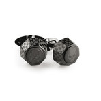 Fortuna Skull Cufflinks // Octagonal