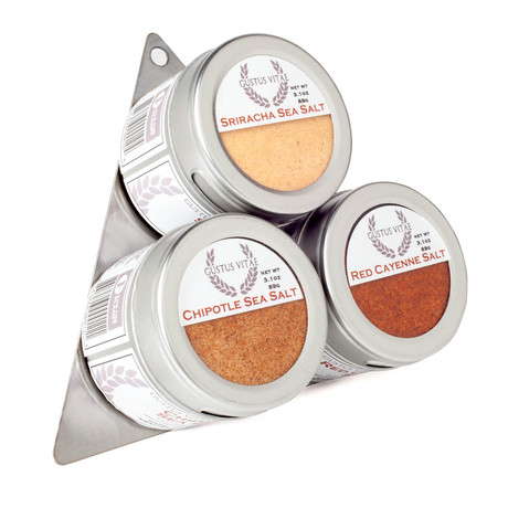 Red Hot Sea Salts Collection // Set of 3