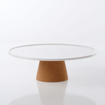 Evora Cork & Ceramic Round Pedestal