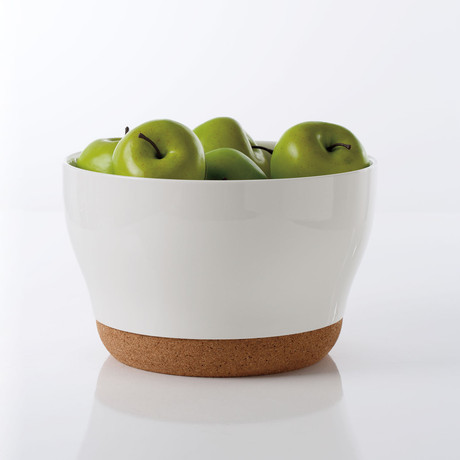 Evora Cork & Ceramic Salad Bowl