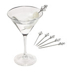 Stainless Steel Cocktail Picks // Set of 6 (Owl)