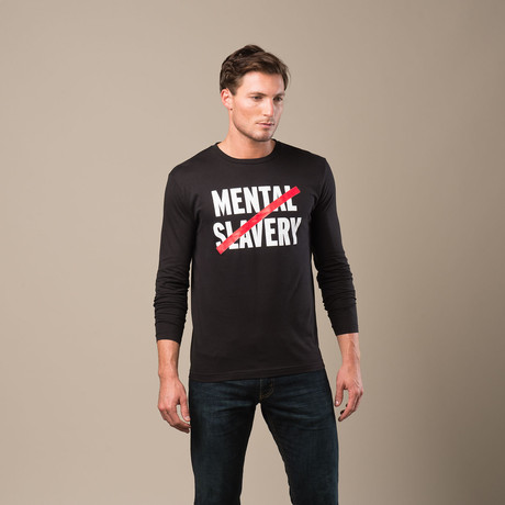 No Mental Slavery T // Black (S)