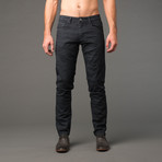 The New Standard Edition // James Selvedge Skinny Jeans // Jacquard Camo  (34WX32L)