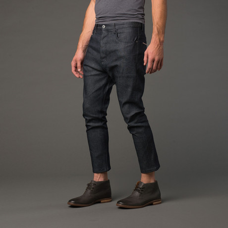 The New Standard Edition // Wayne Selvedge Skinny Sag Jeans // Flood (28WX32L)