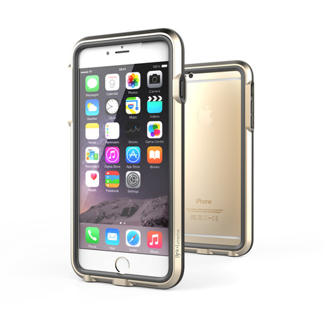 iPhone 6 Plus Case // Gold + Black