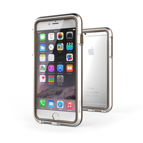 iPhone 6 Plus Case // Silver + Brown