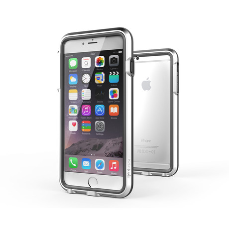 iPhone 6 Plus Case // Silver + Black
